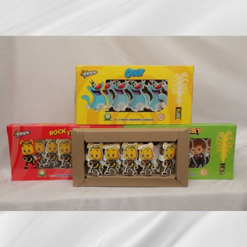 Oggy / Boss Baby / Rockstar 5 Pcs
